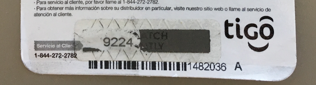 tipo de recarga